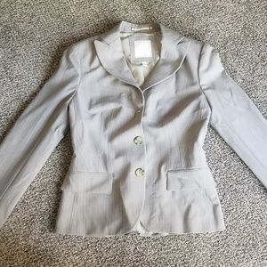 The Limited Light Grey with Pinstripes Blazer